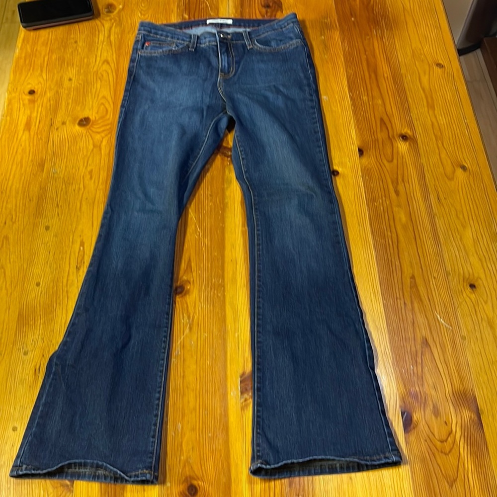 Angry rabbit flare jeans